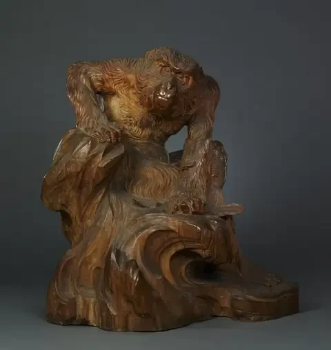 Takamura Kōun, Old Monkey, 1893, Tokyo National Museum