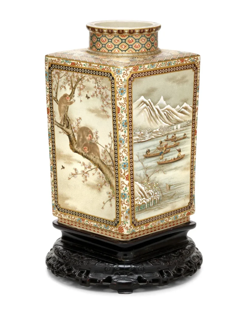 A large and highly important Satsuma presentation vase, Yabu Meizan (Bonhams lot 1286, view 1)