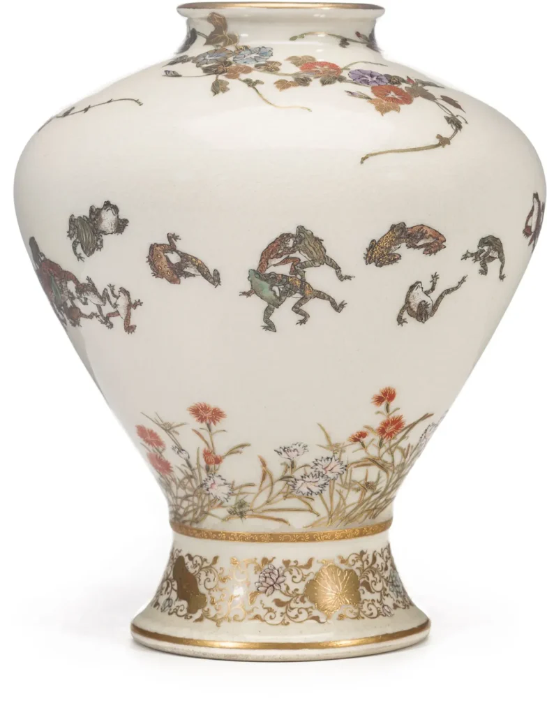 A fine Satsuma vase, Yabu Meizan (Bonhams lot 2267, view 1)